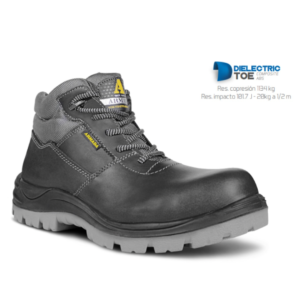 bota de seguridad DE PIEL NEGRA ARM-5010