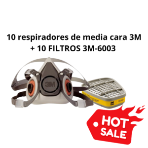 Respiradores de Media Cara 3M